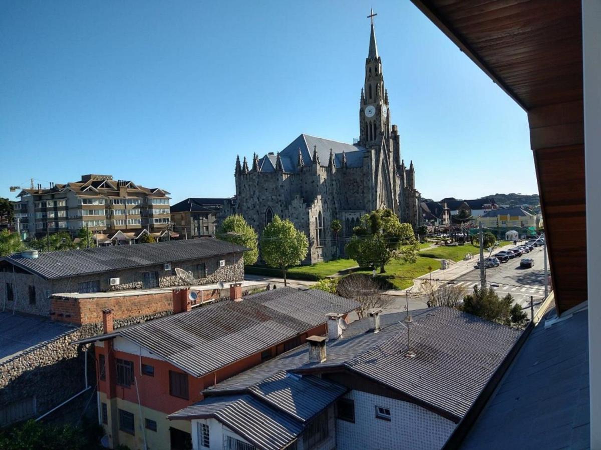Apartamento Sol Poente Ao Lado Da Catedral Canela Bagian luar foto