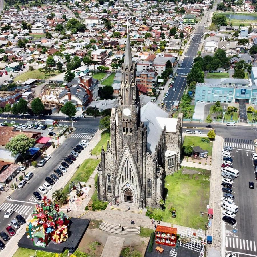 Apartamento Sol Poente Ao Lado Da Catedral Canela Bagian luar foto