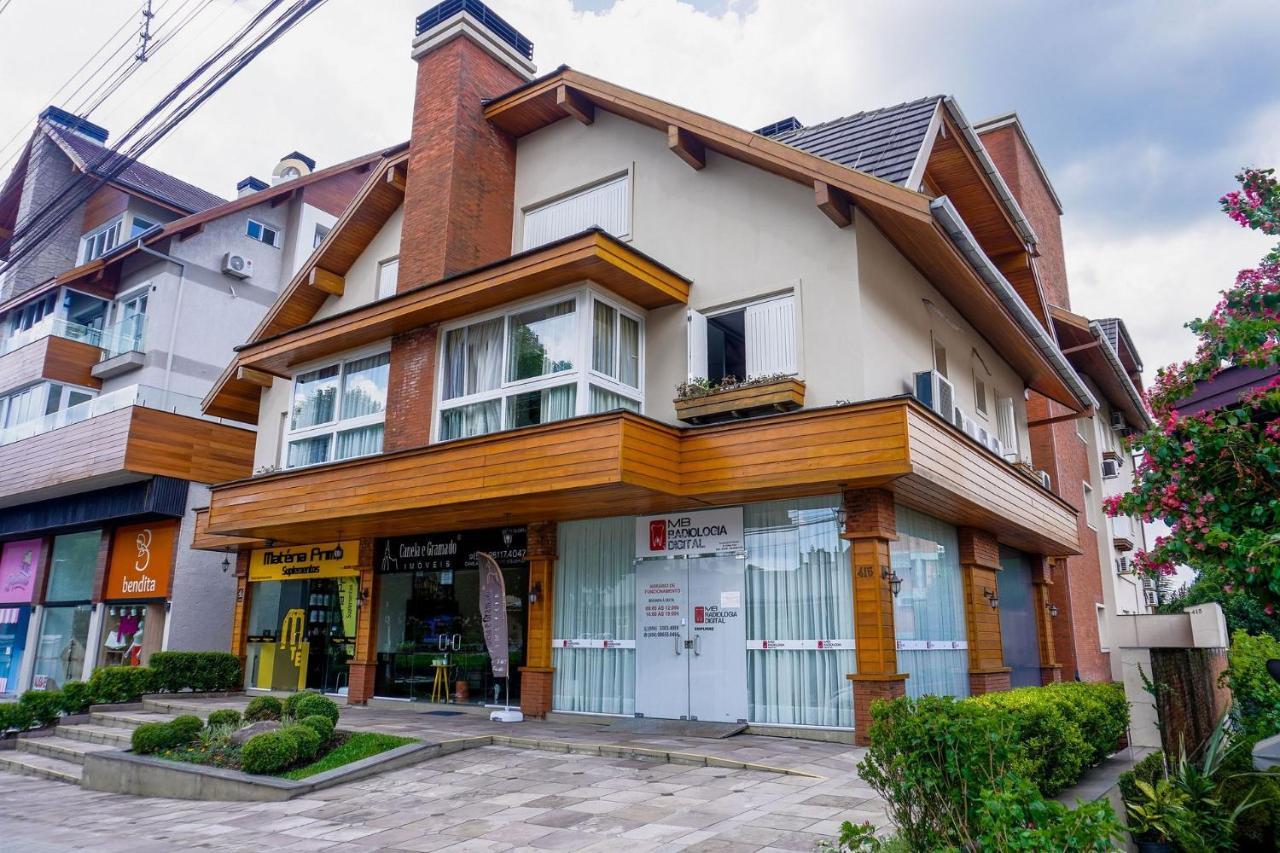Apartamento Sol Poente Ao Lado Da Catedral Canela Bagian luar foto